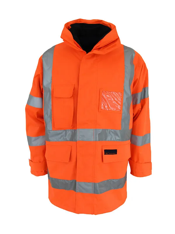 DNC Hi Vis "6 In 1" Breathable Rain Jacket Biomotion (3572)