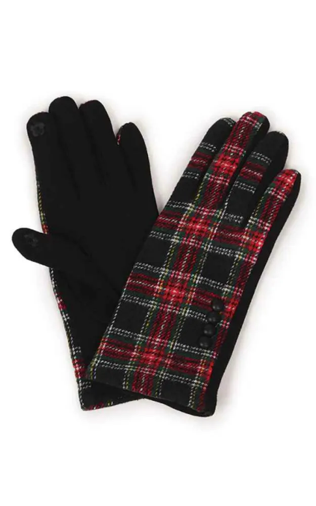 EAGL9763 Plaid Pattern Gloves (12prs Pack)