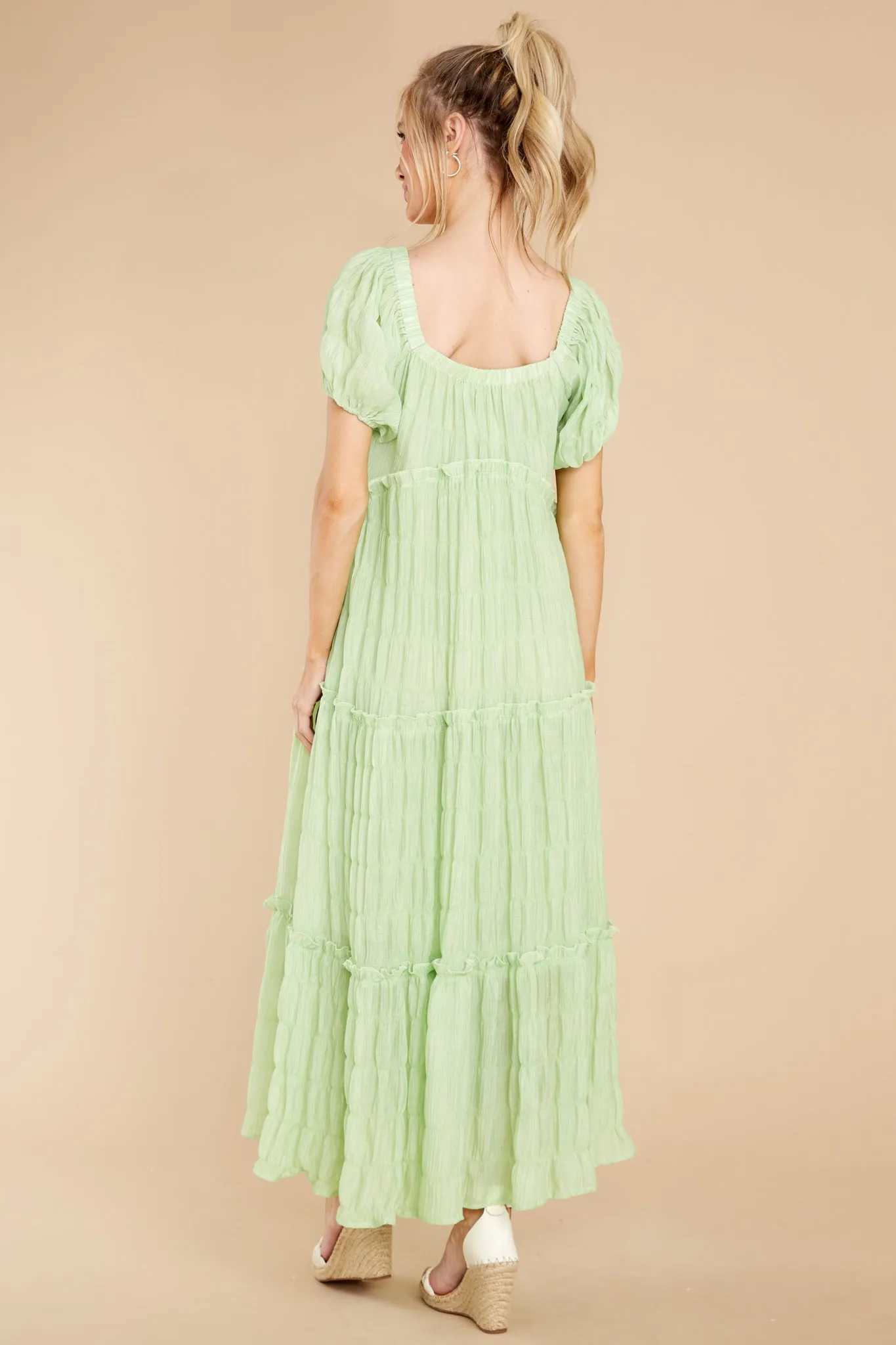 Exploring Love Pastel Green Maxi Dress