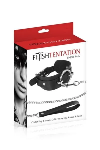 Fetish Tentation Choker with Leash