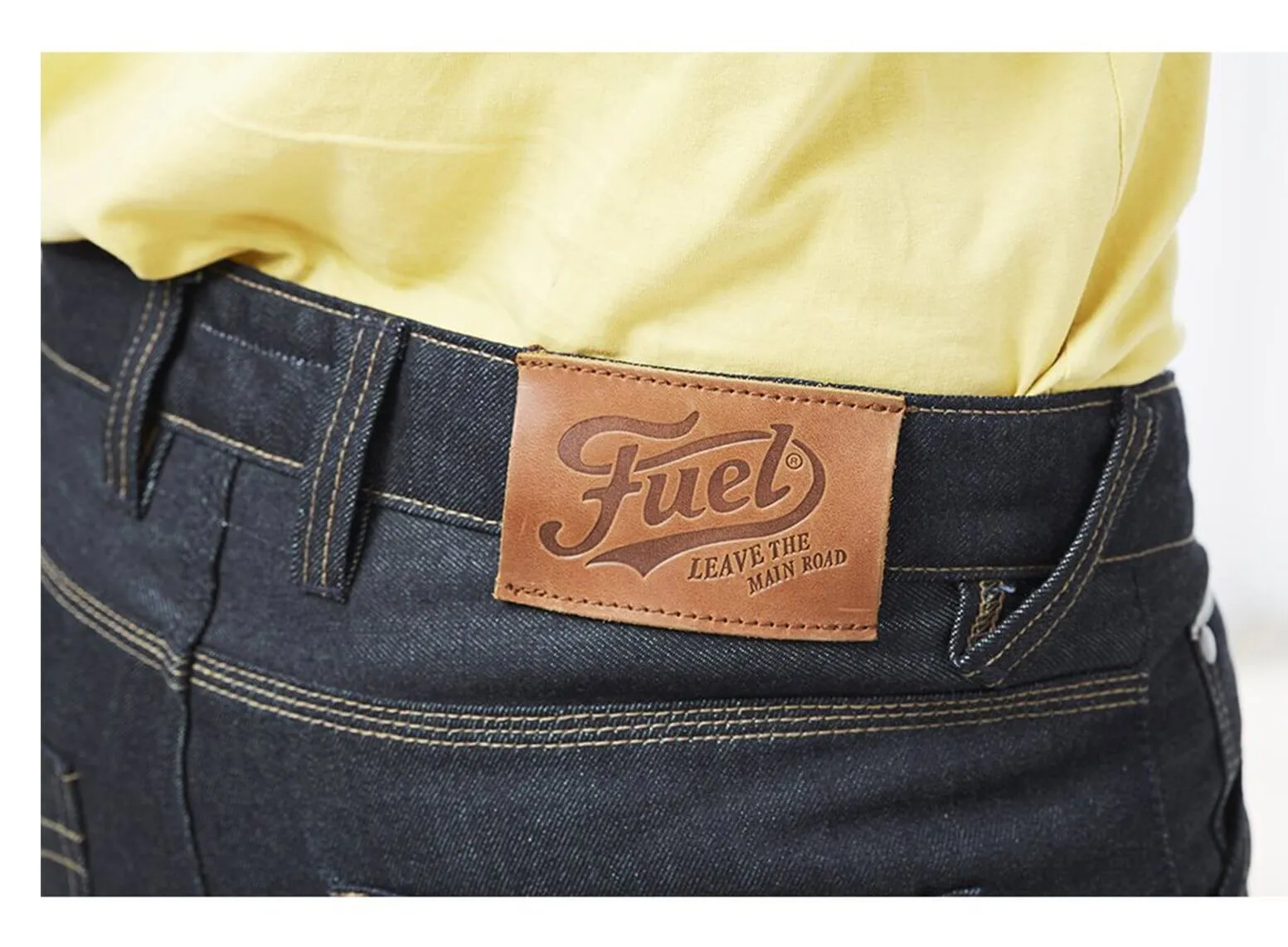 Fuel Motorcycles Greasy Denim Jeans