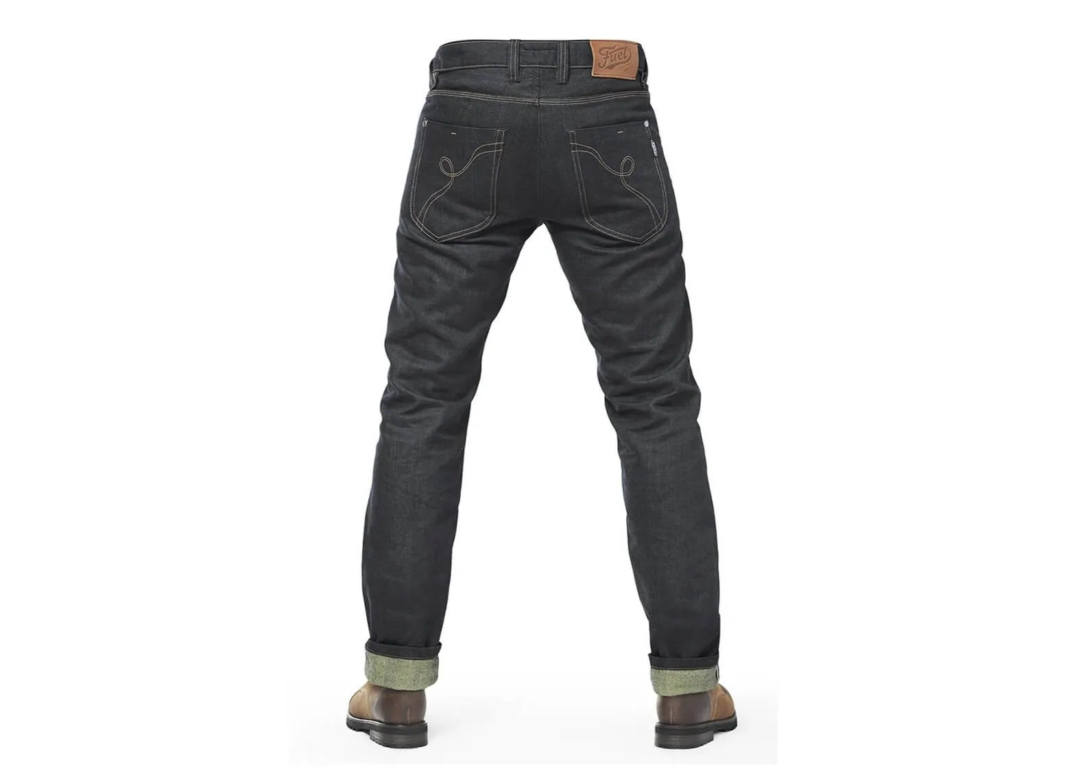 Fuel Motorcycles Greasy Denim Jeans