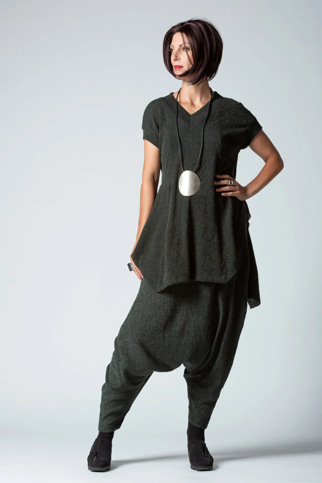 Gershon Riga Tunic in Dark Green