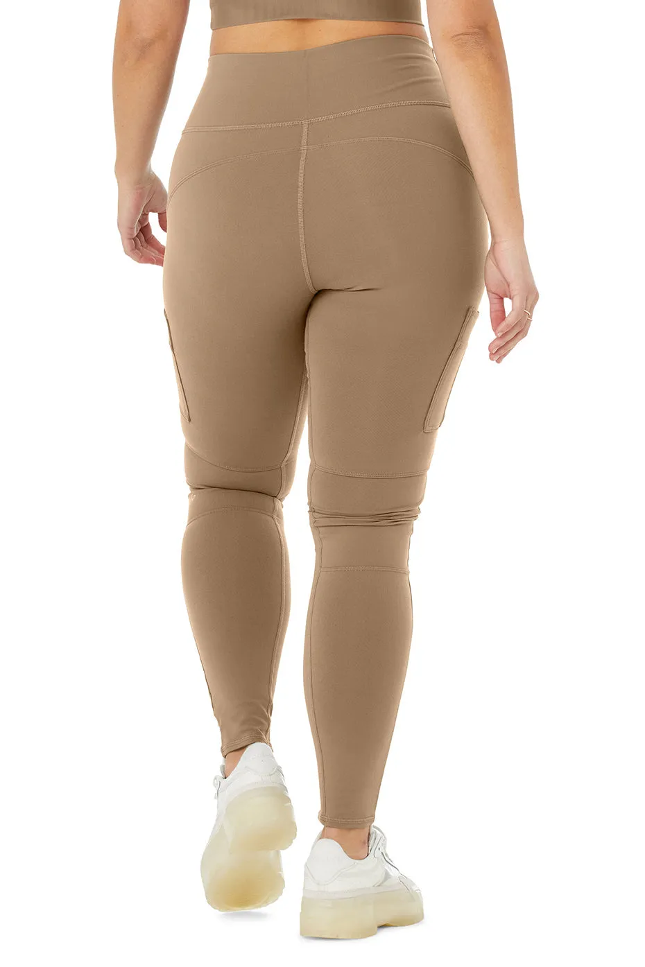 High-Waist Cargo Legging - Gravel