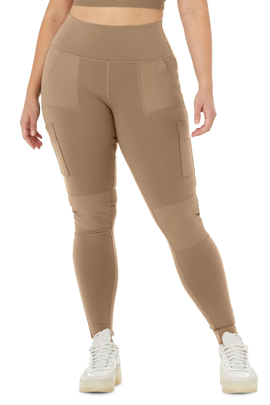 High-Waist Cargo Legging - Gravel