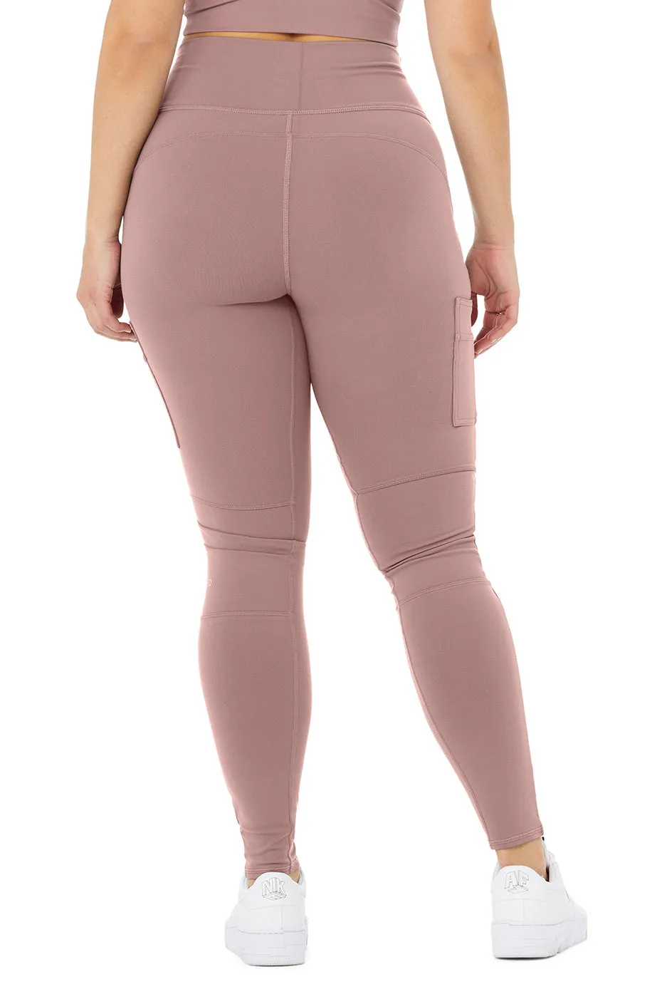 High-Waist Cargo Legging - Woodrose