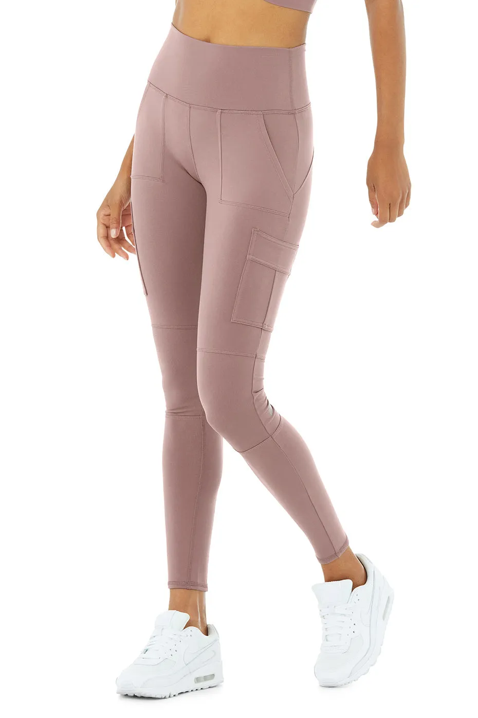 High-Waist Cargo Legging - Woodrose