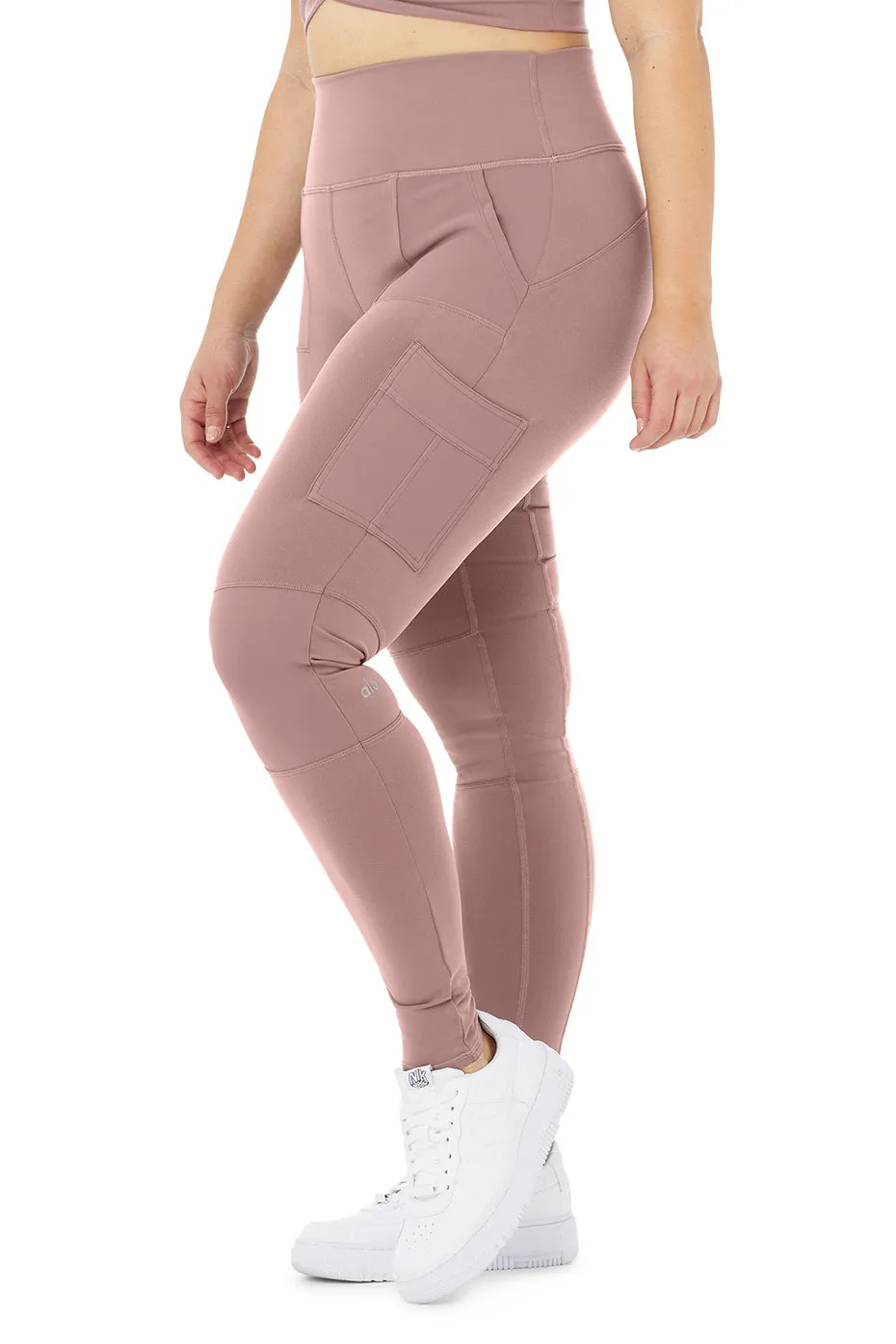 High-Waist Cargo Legging - Woodrose