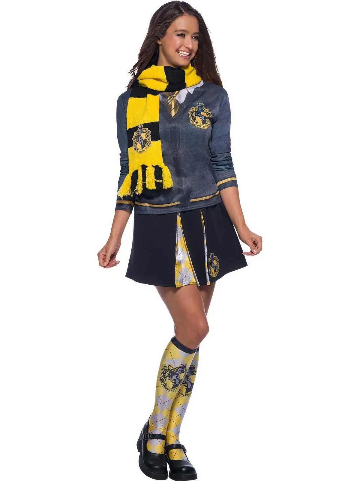 Hufflepuff Deluxe Scarf for Kids - Warner Bros Harry Potter