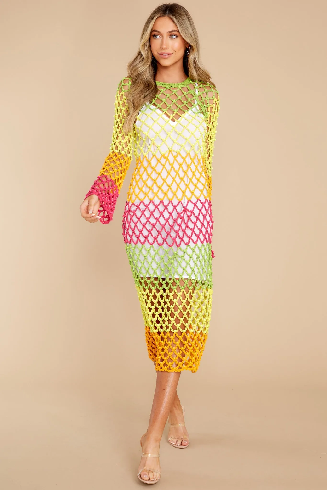 Iver Yellow Multi Dress