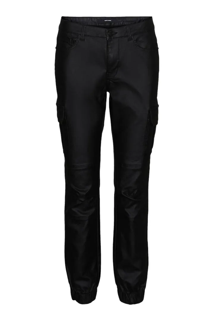 Ivy Coated Cargo Ankle Pants