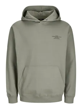 JACK & JONES JPRBLACHAD BRANDING SWEAT HOOD SN Agave Green