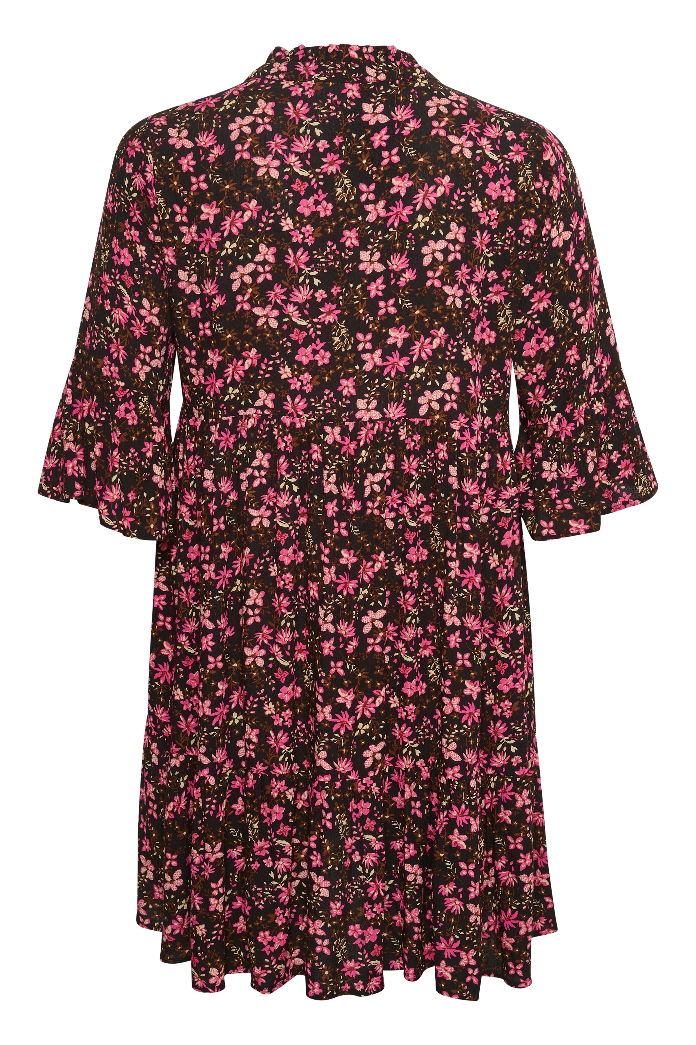 Kaffe Ami Dress in Pink Flower