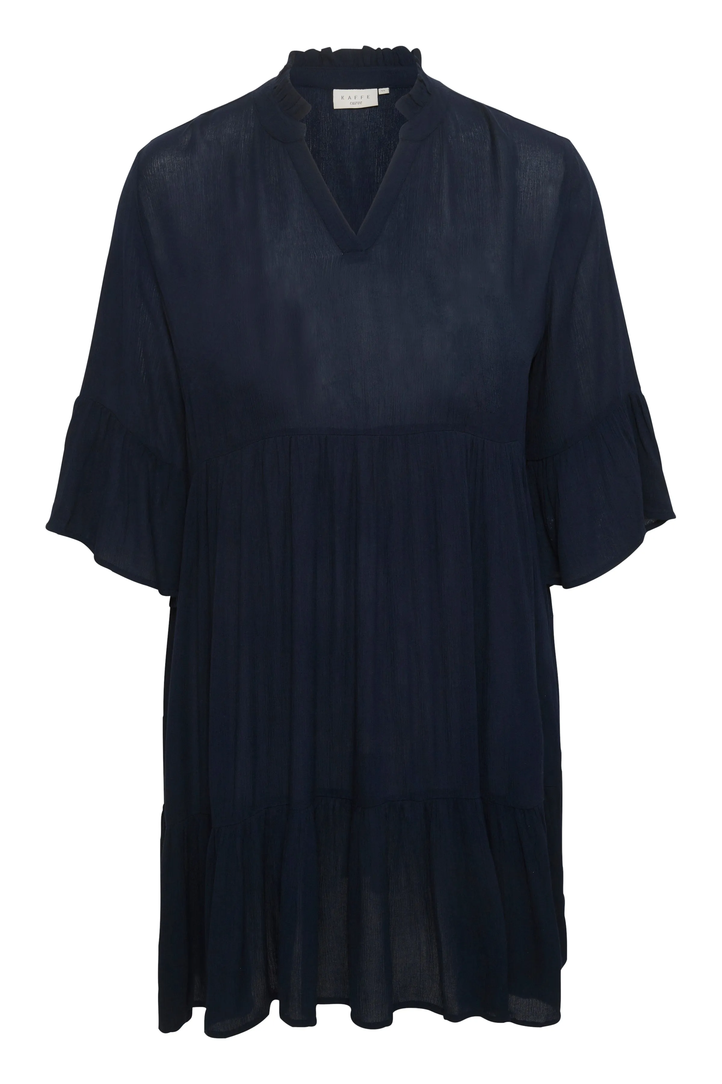 Kaffe Curve Ami Dress in Navy