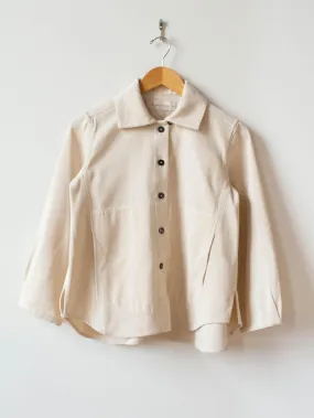 Kelly Shirt Jacket - Natural Cotton Twill