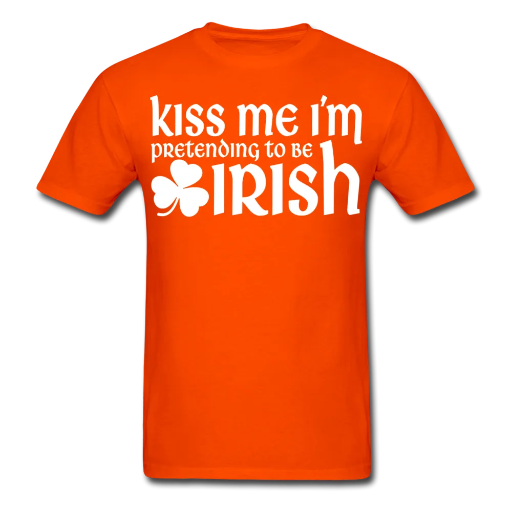 Kiss Me I'm Pretending To Be Irish Men's Classic T-Shirt