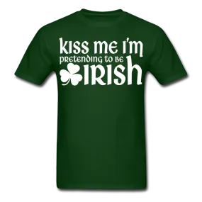 Kiss Me I'm Pretending To Be Irish Men's Classic T-Shirt