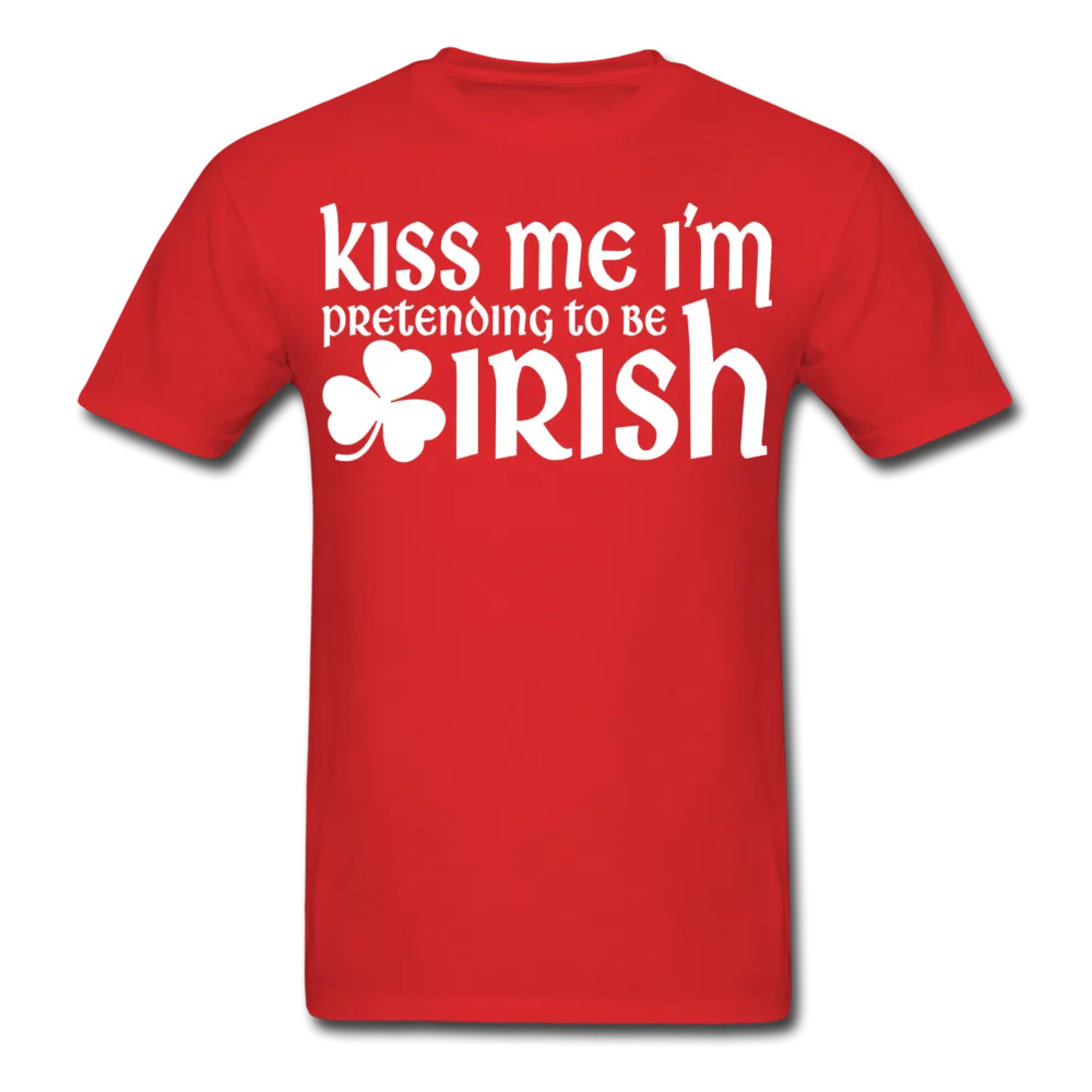 Kiss Me I'm Pretending To Be Irish Men's Classic T-Shirt