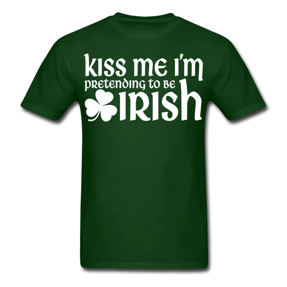 Kiss Me I'm Pretending To Be Irish Men's Classic T-Shirt