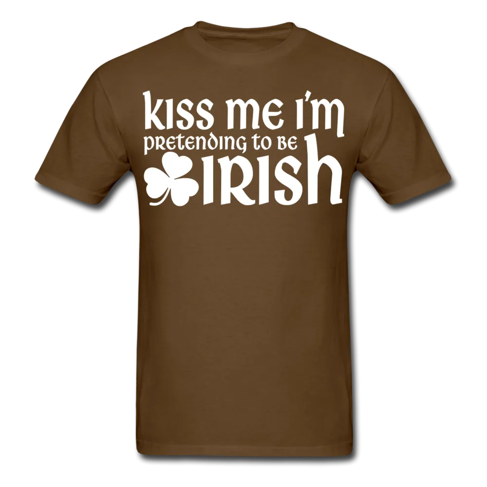 Kiss Me I'm Pretending To Be Irish Men's Classic T-Shirt