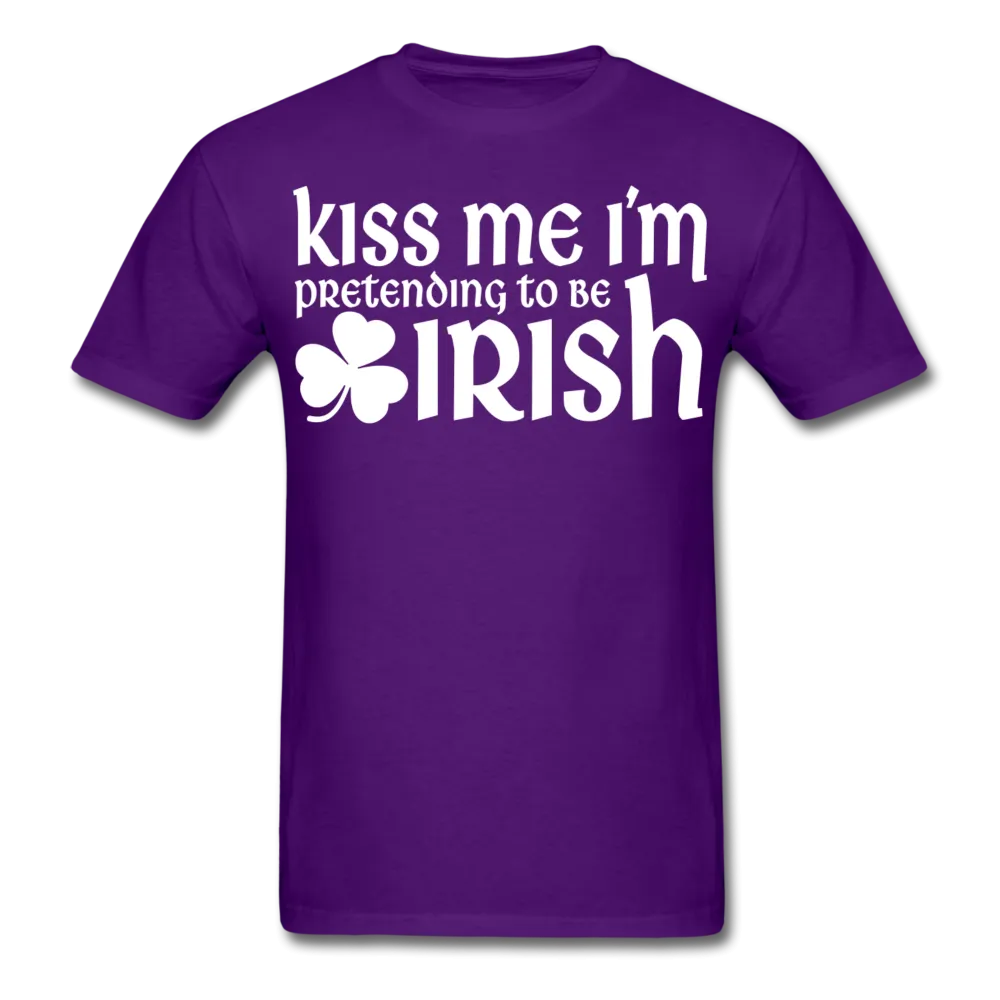 Kiss Me I'm Pretending To Be Irish Men's Classic T-Shirt