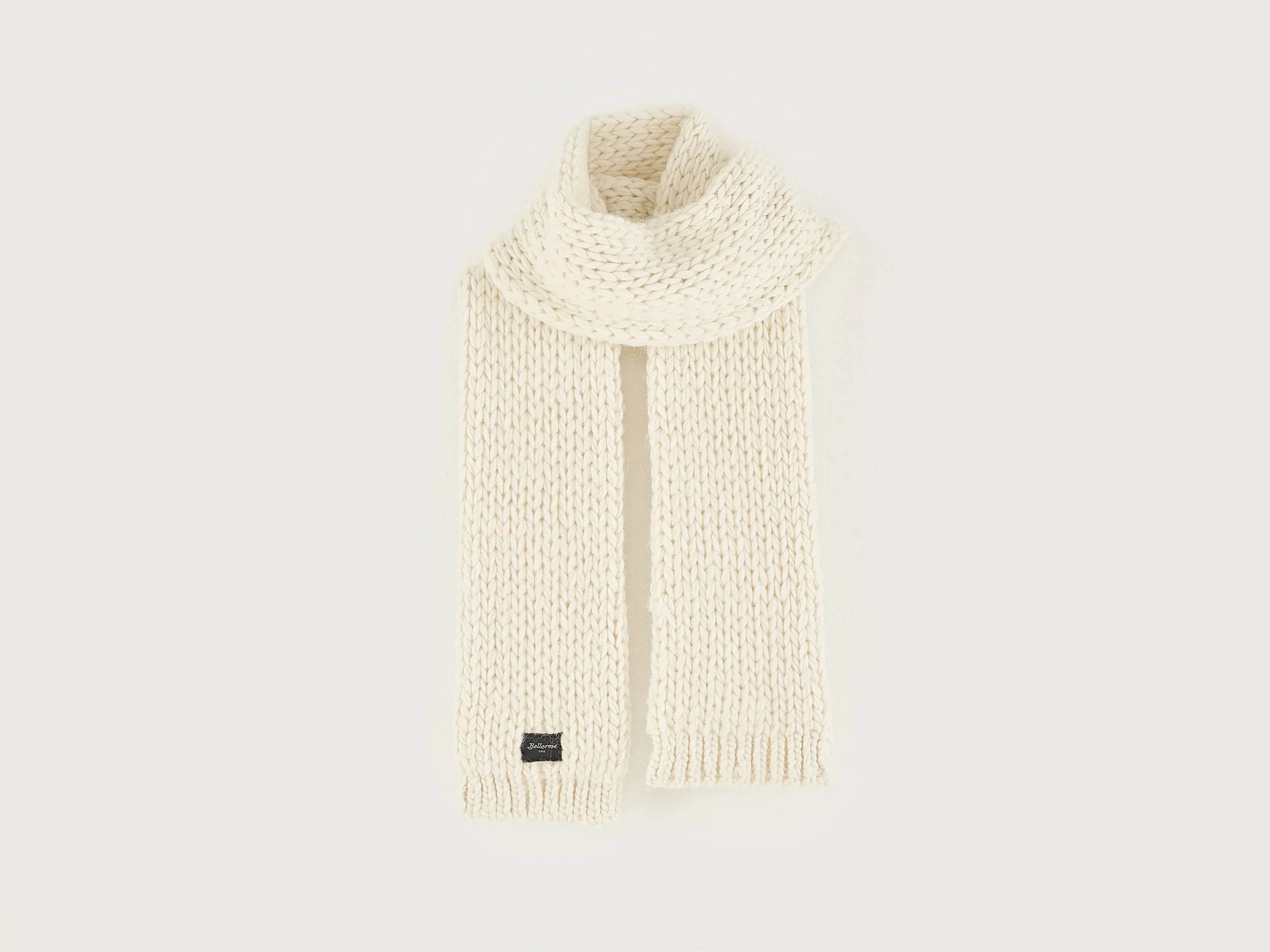 Kou knitted scarf (242 / W / IVORY)