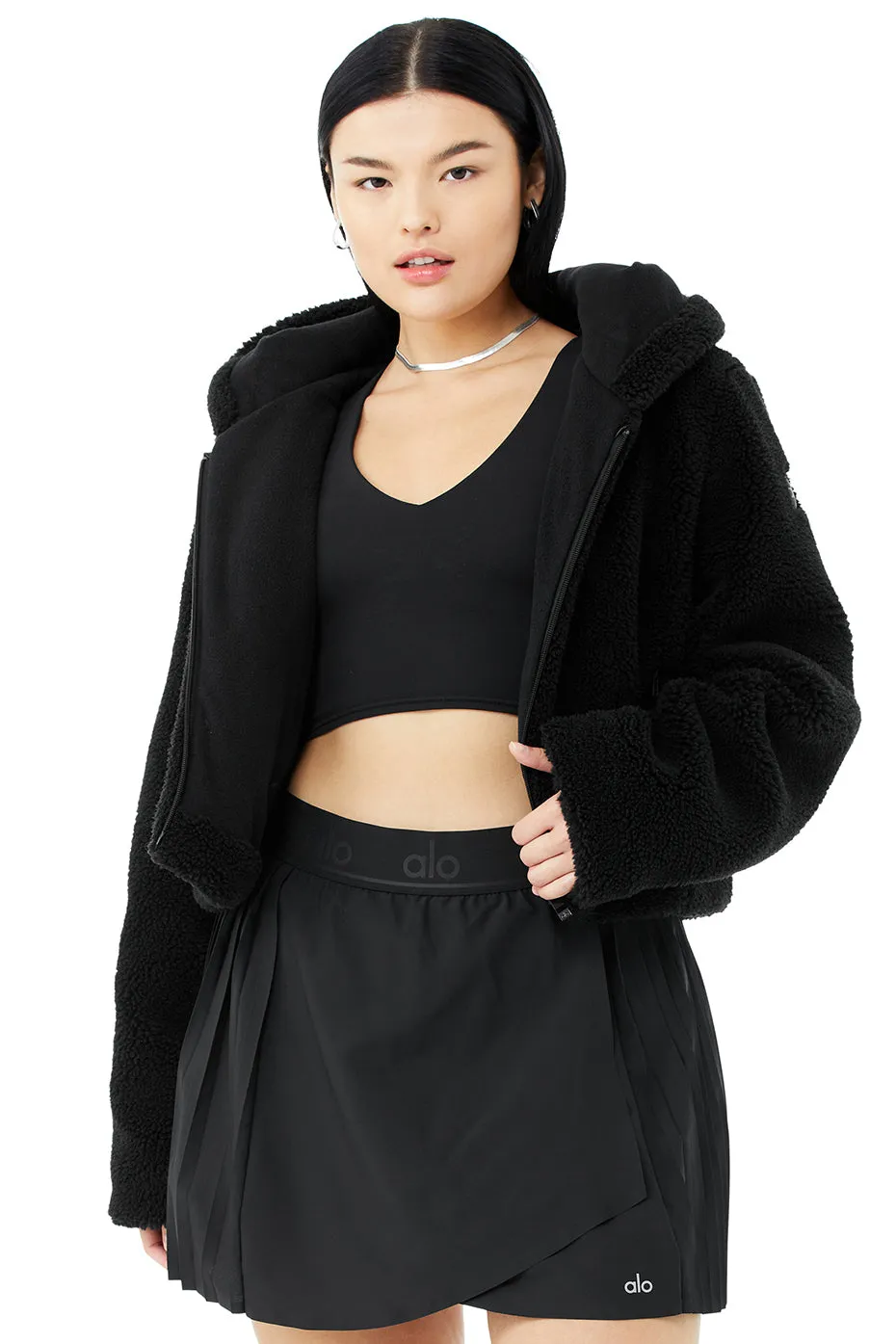 LA Sherpa Jacket - Black