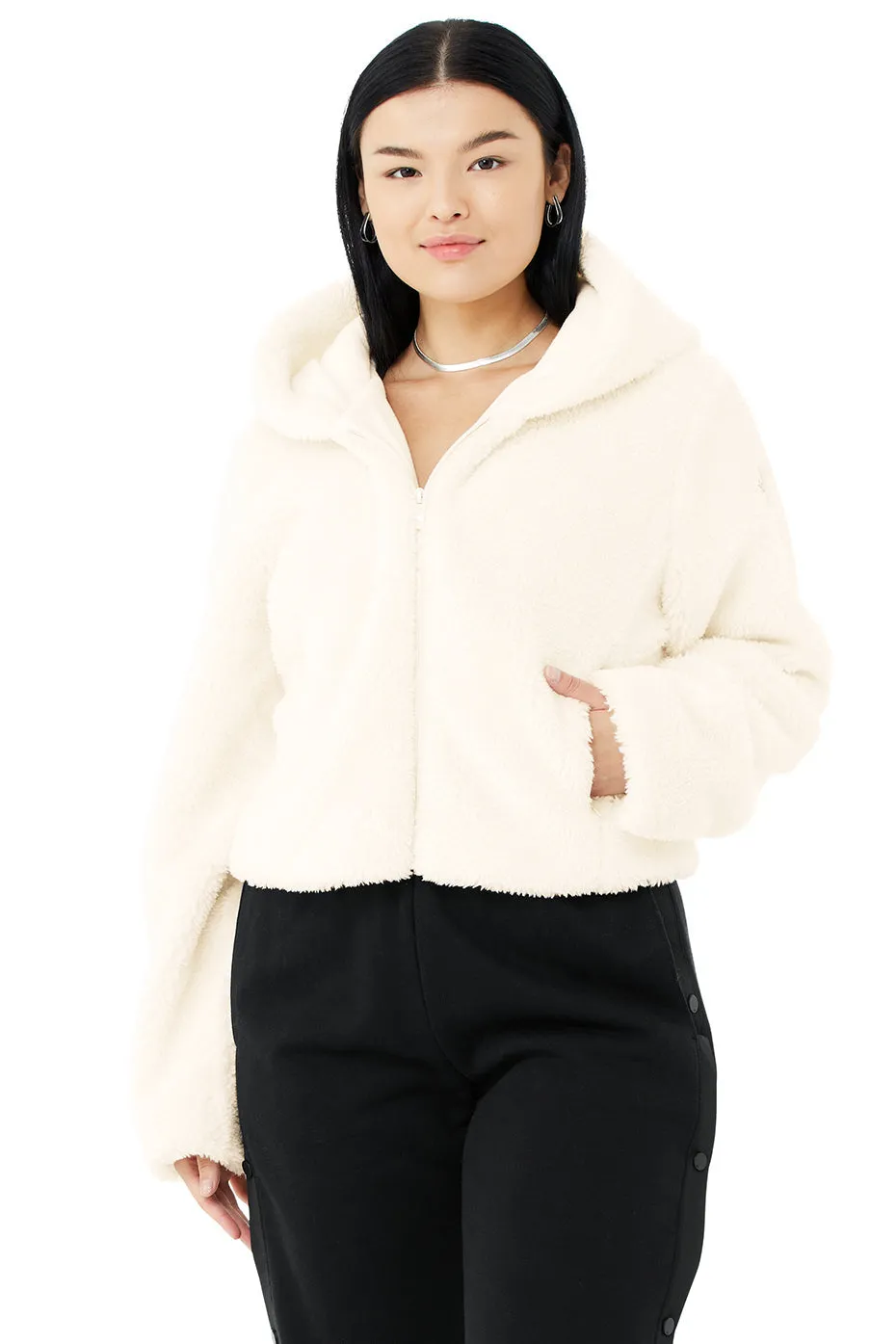 LA Sherpa Jacket - Ivory