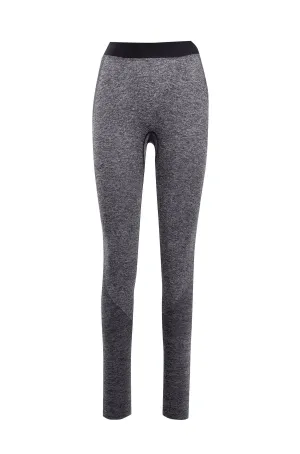 Ladies Seamless Leggings - Dark Marle