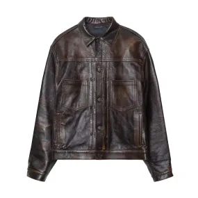 Leather Thumper Jacket Type II 'Tobacco'