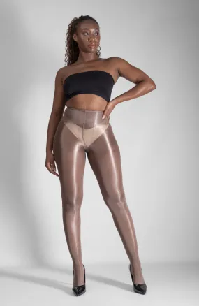 LECHERY® LUSTROUS SILKY SHINY 40 DENIER PANTYHOSE - COCOA