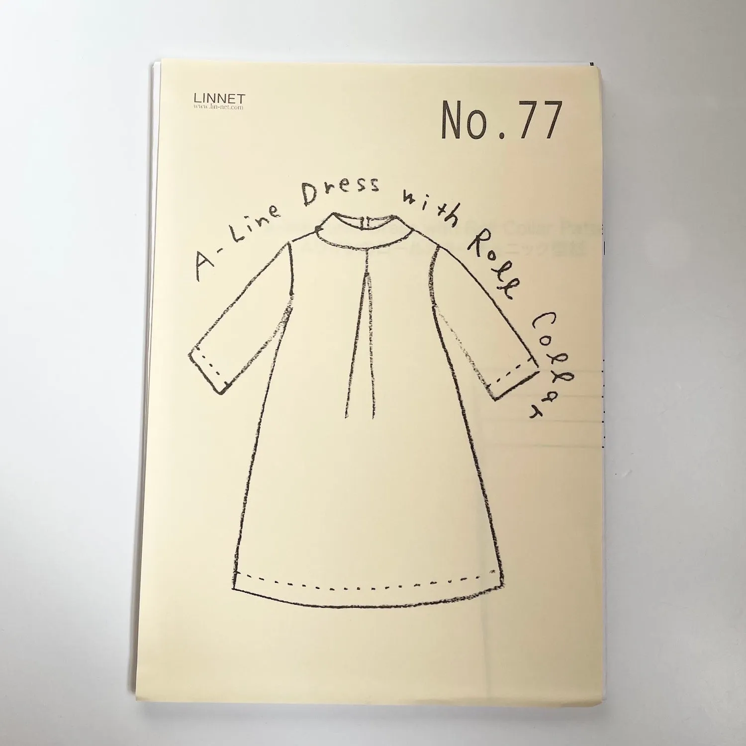 Linnet Pattern No. 77 : A-Line Dress with Roll Collar