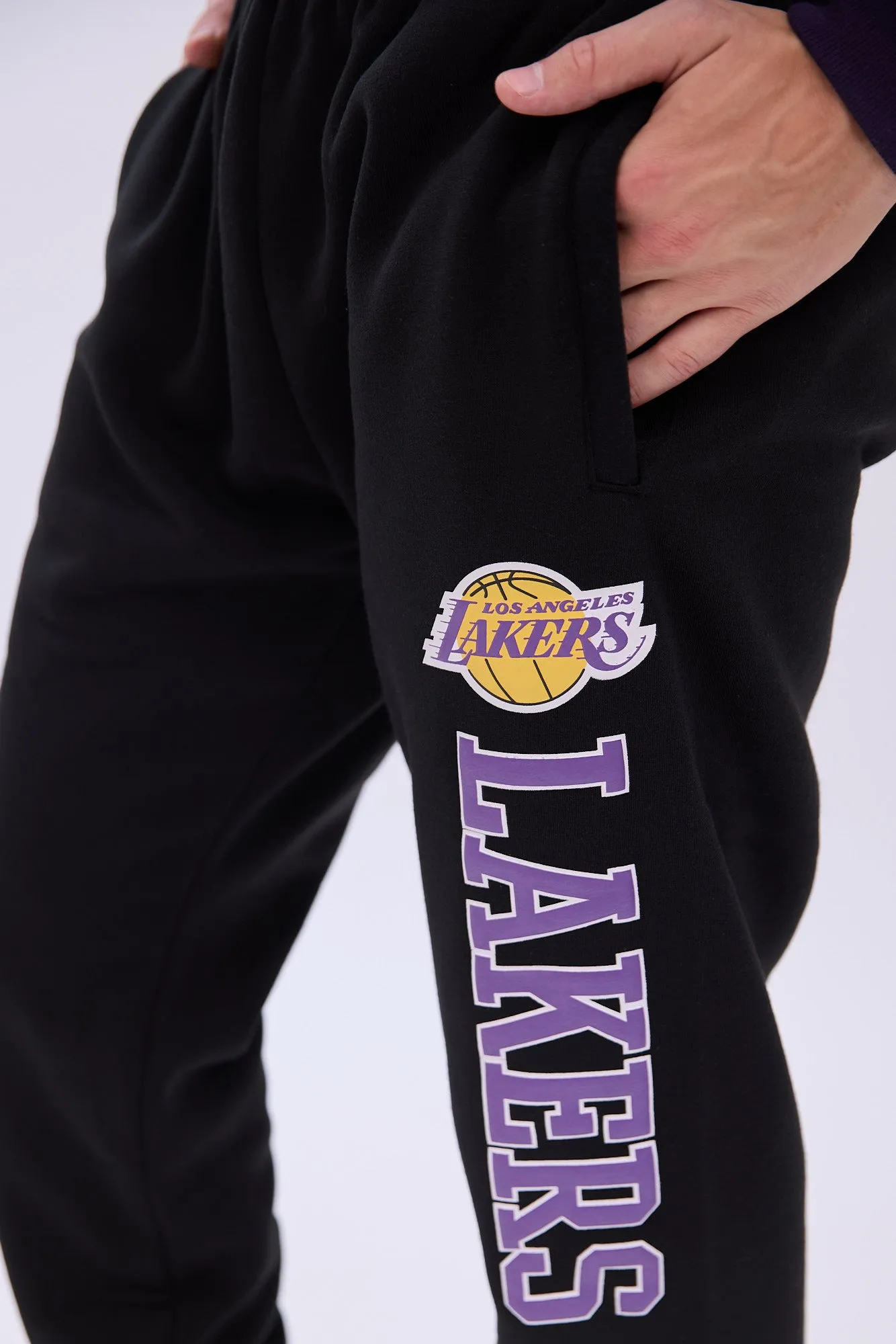 Los Angeles Lakers Leg Print Sweatpants