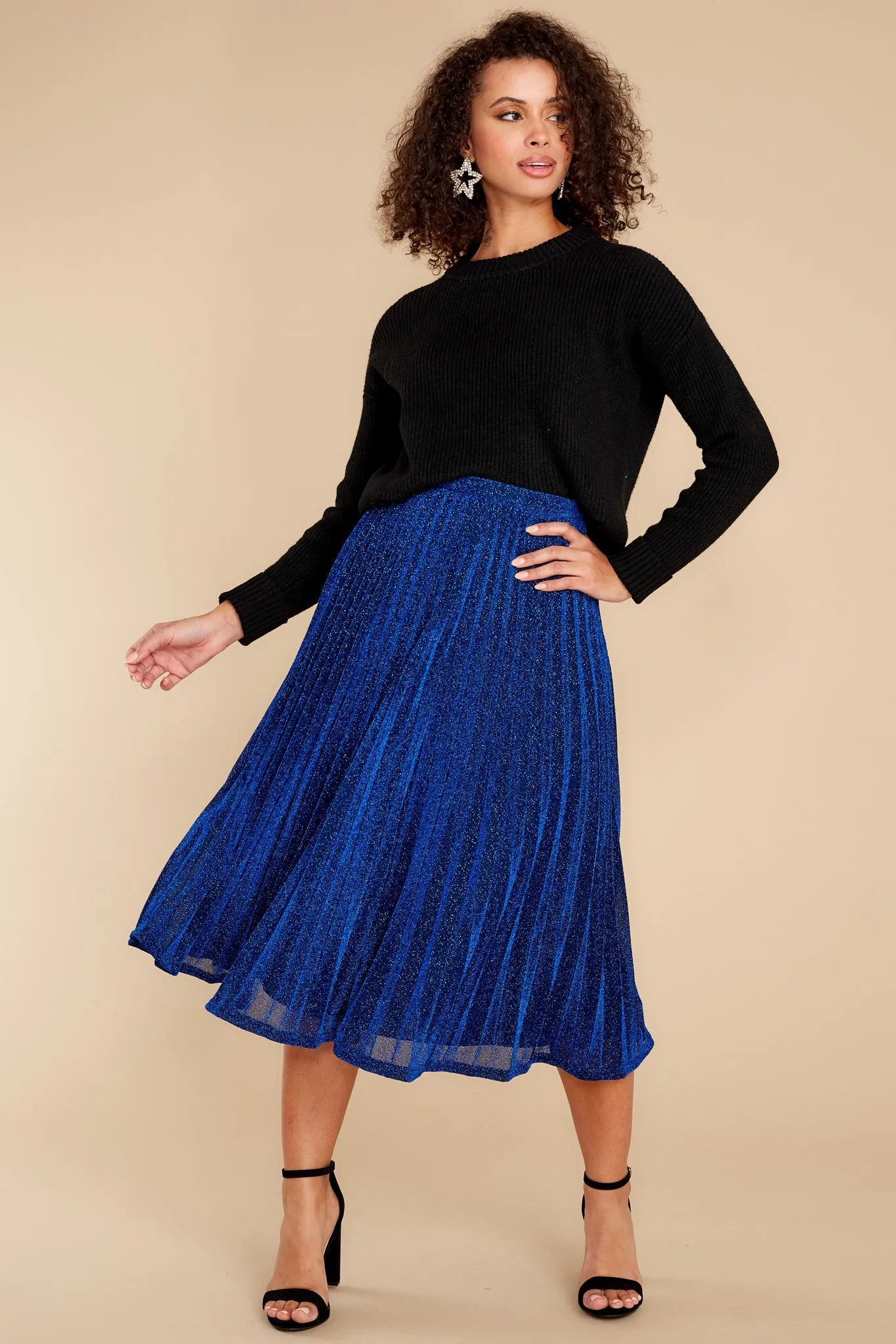 Magic Moments Navy Blue Maxi Skirt