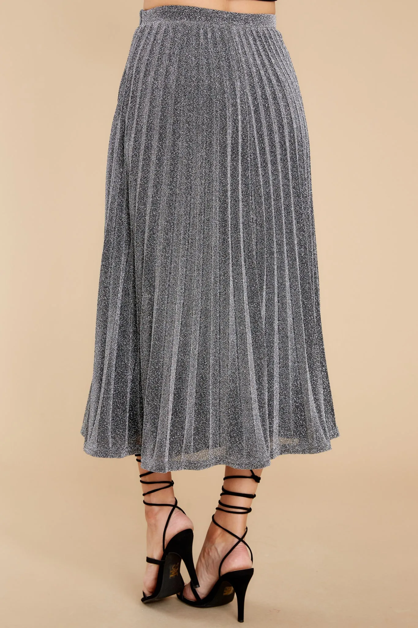 Magic Moments Silver Maxi Skirt