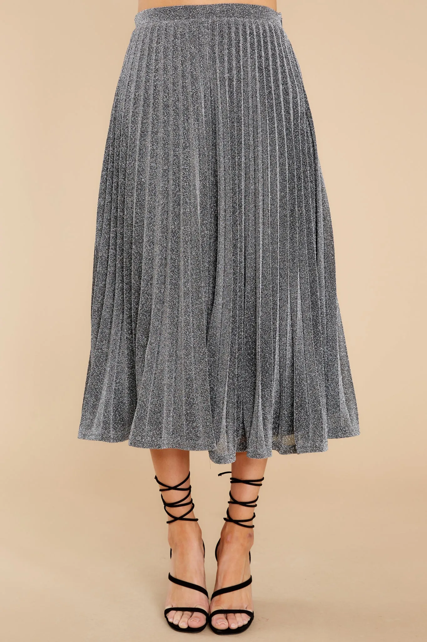 Magic Moments Silver Maxi Skirt