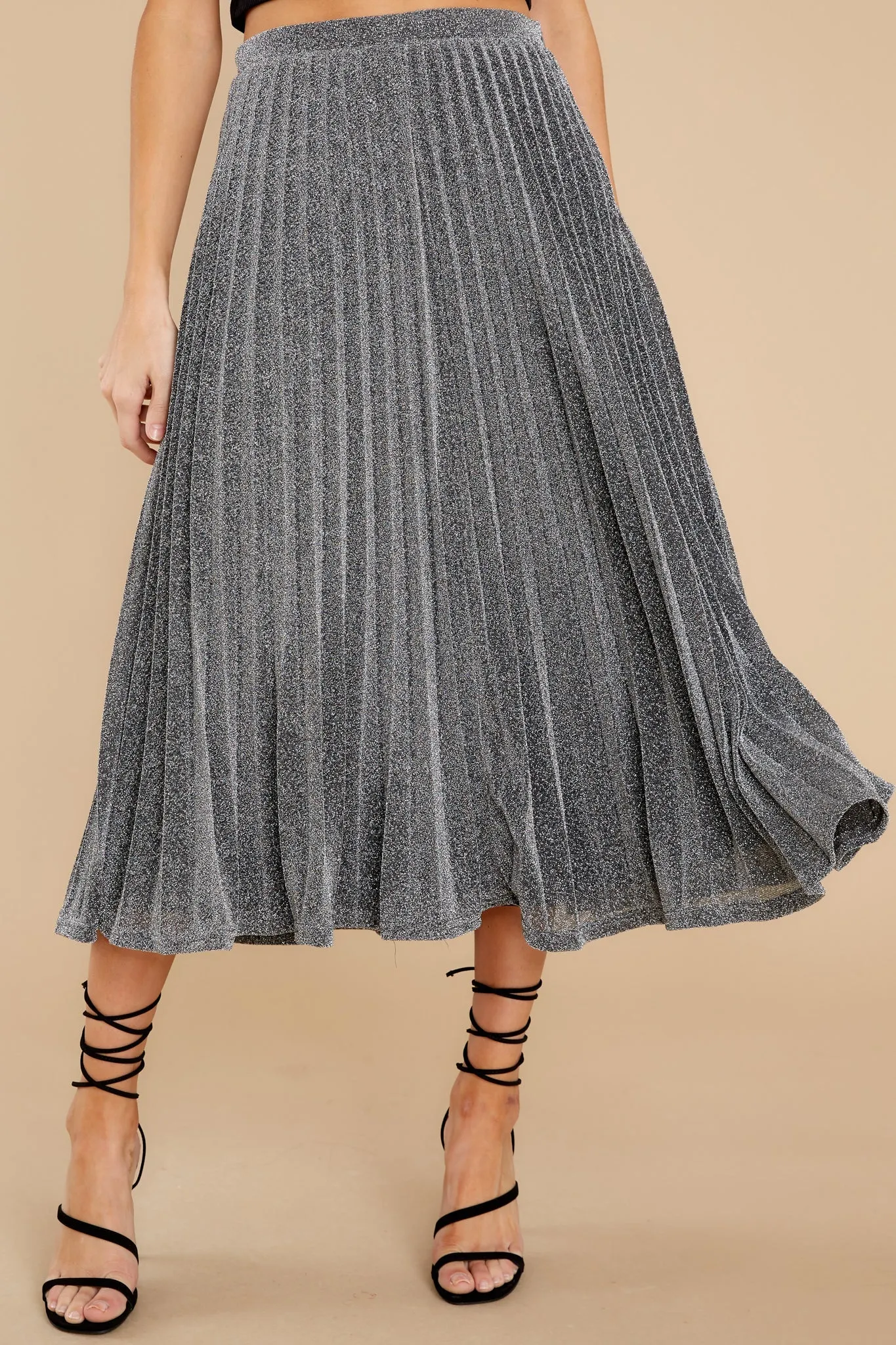 Magic Moments Silver Maxi Skirt