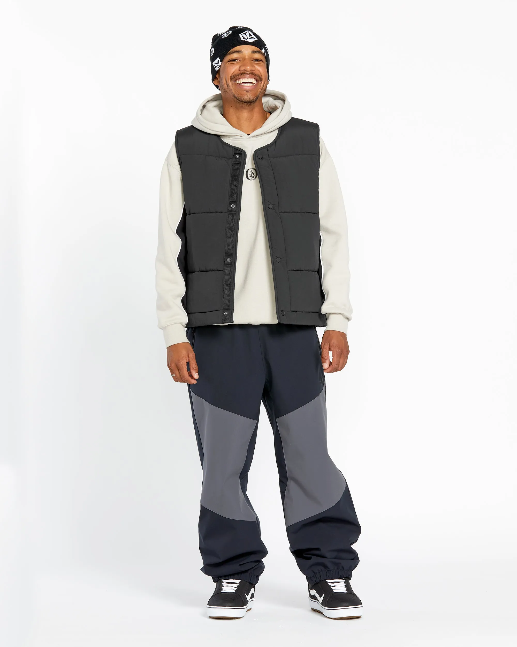 Mens Layered Up Vest - Black