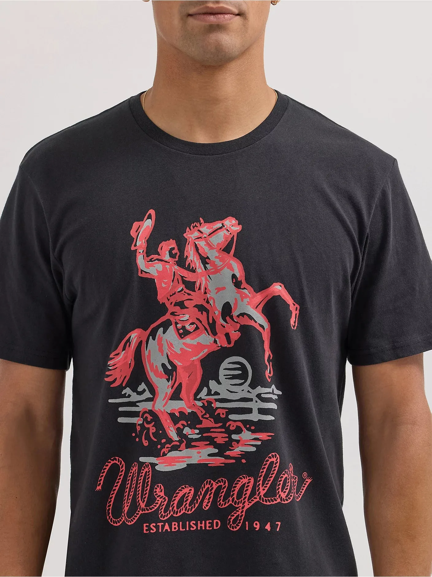 Men's Wrangler Bucking Horse Graphic T-Shirt - 112353946