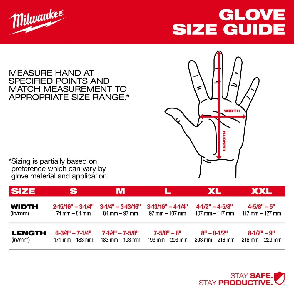 Milwaukee 48-22-8732 DEMOLITION GLOVES - L