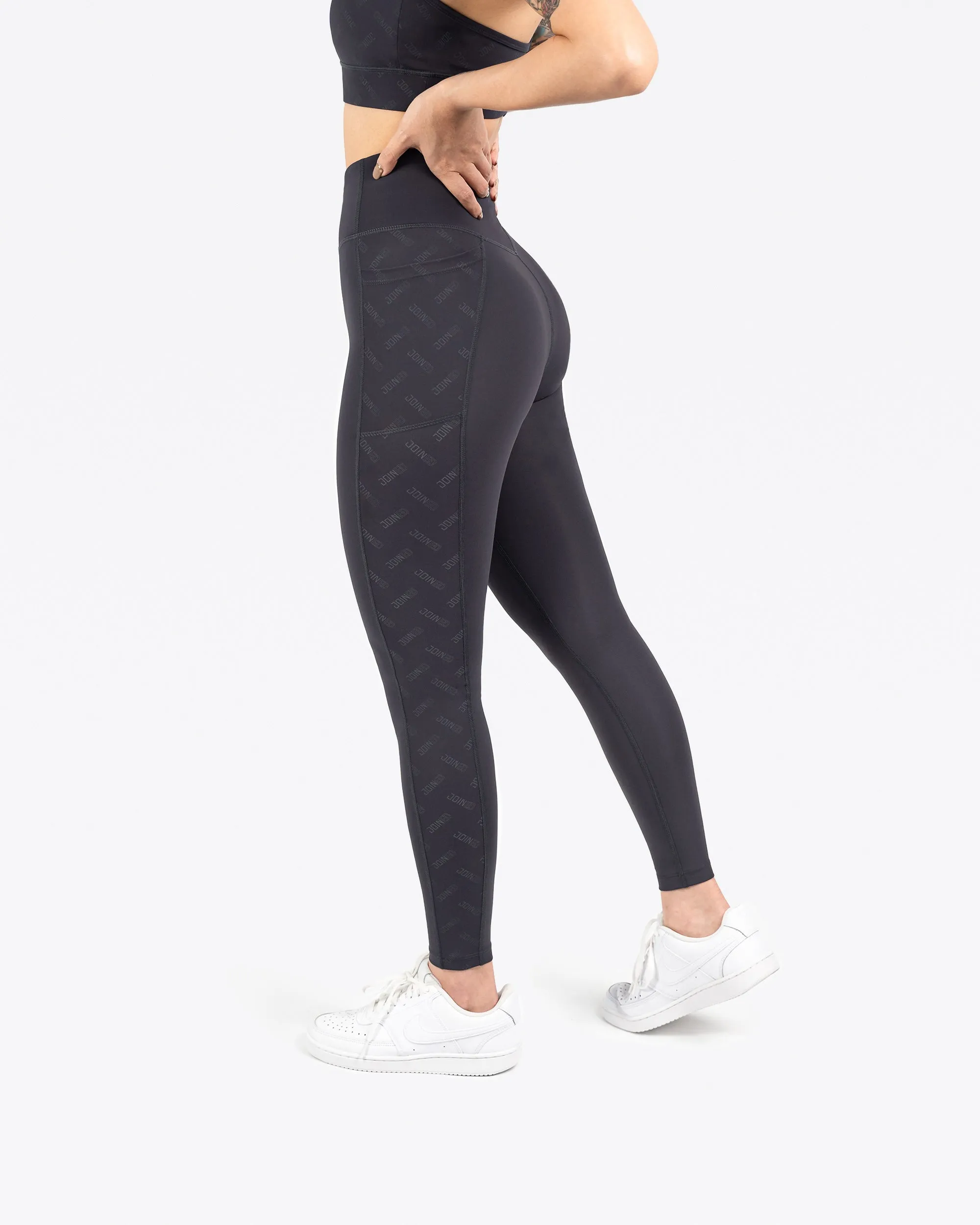 Monogram Side Pocket Leggings