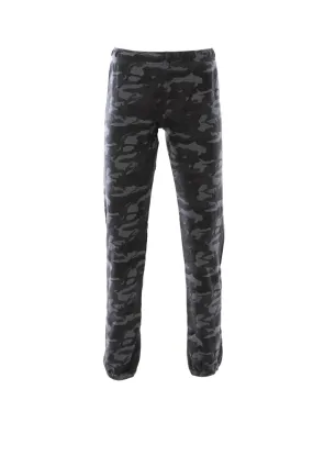 Monrow Camo Elastic Waist Sweatpants