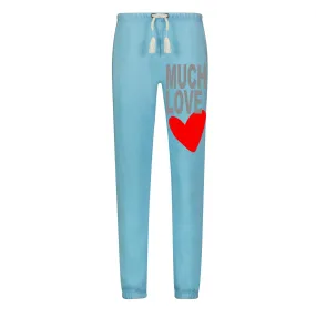 Much Love Blue Sweatpants