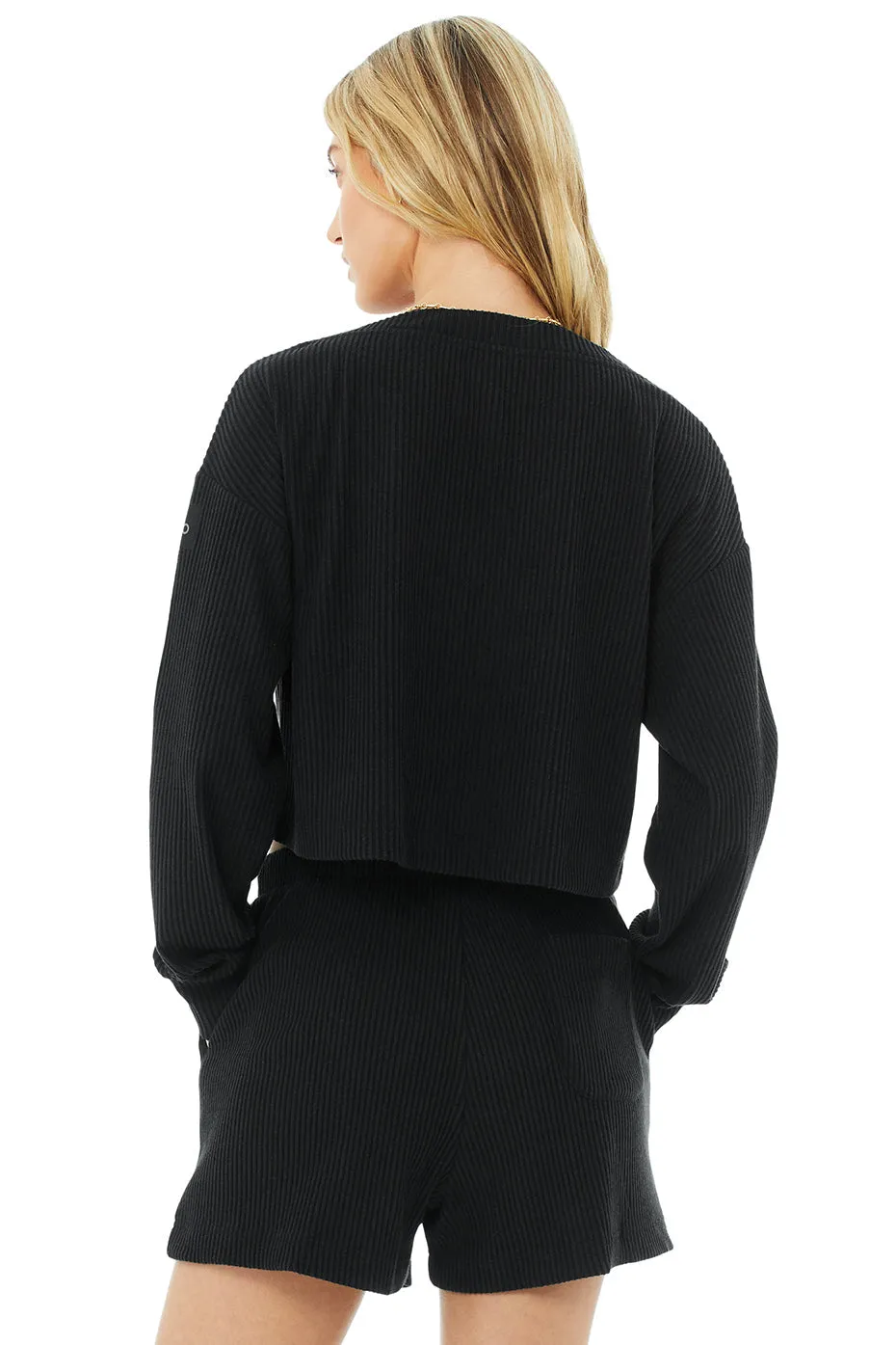 Muse V-Neck Pullover - Black