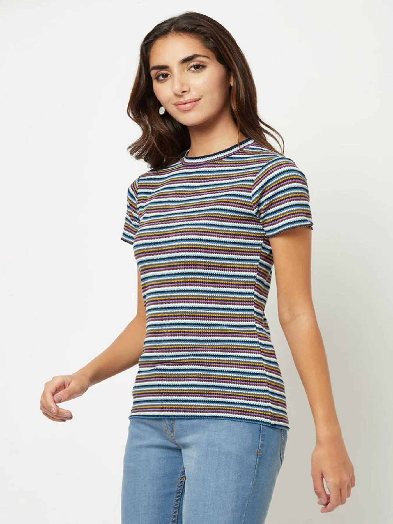 Muticolor Stripe Top