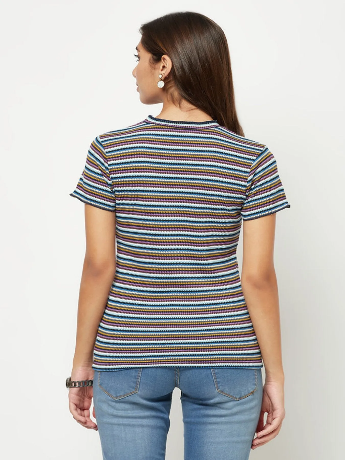 Muticolor Stripe Top