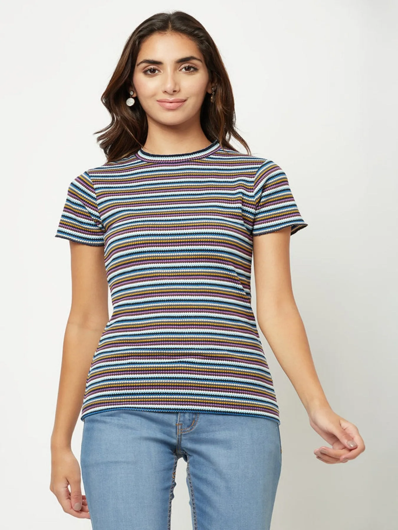 Muticolor Stripe Top