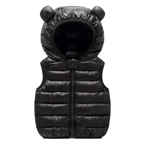 New Baby Boys Girls Warm Down Vest Autumn Winter Cotton Waistcoat With