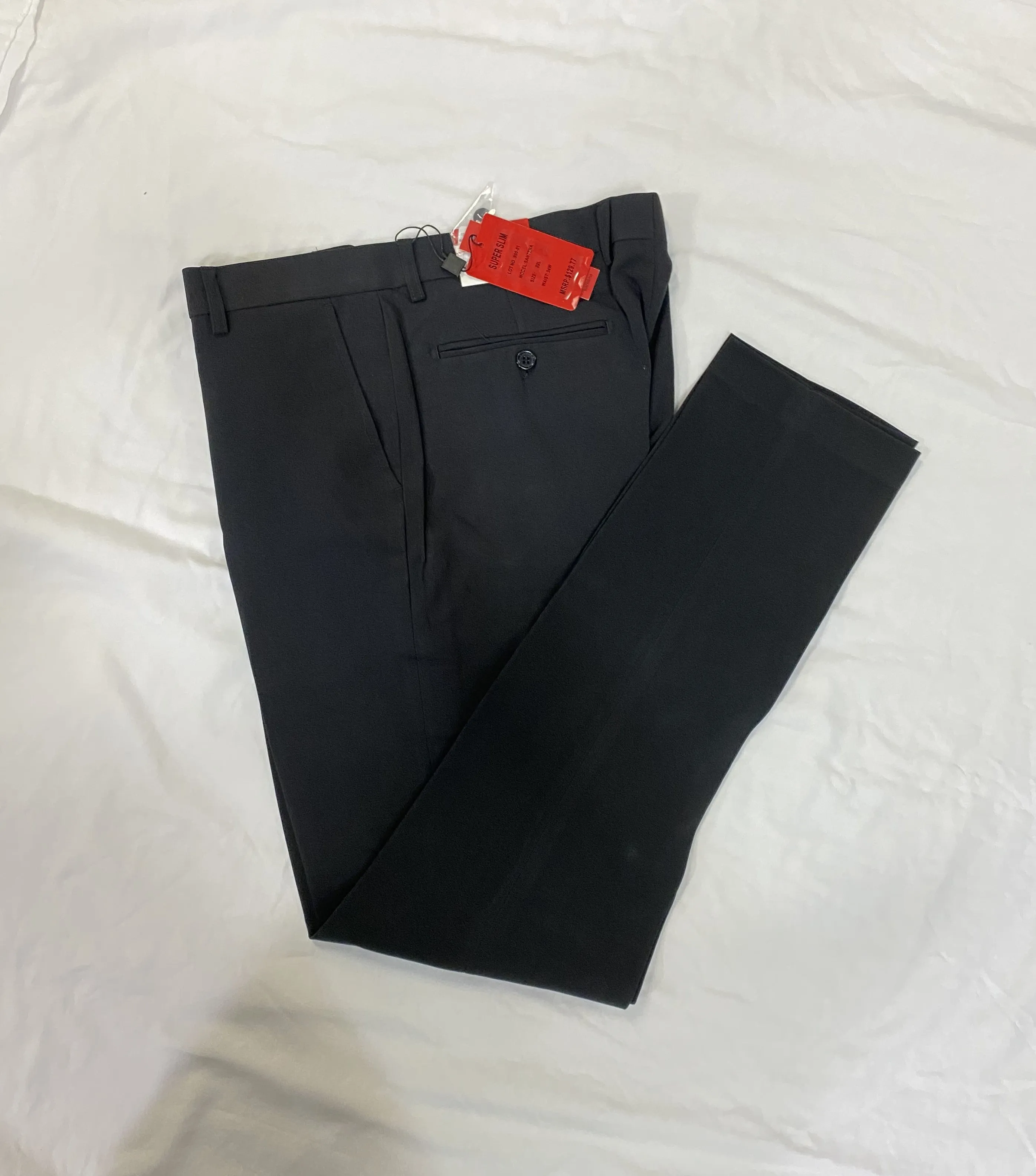 New Black Skinny Fit Dress Pants