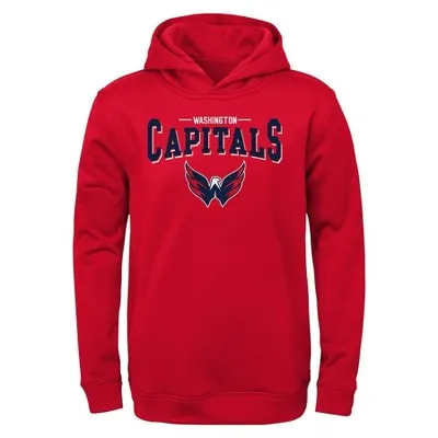 NHL Washington Capitals Toddler Boys' Poly Core Hooded Sweatshirt - 2T